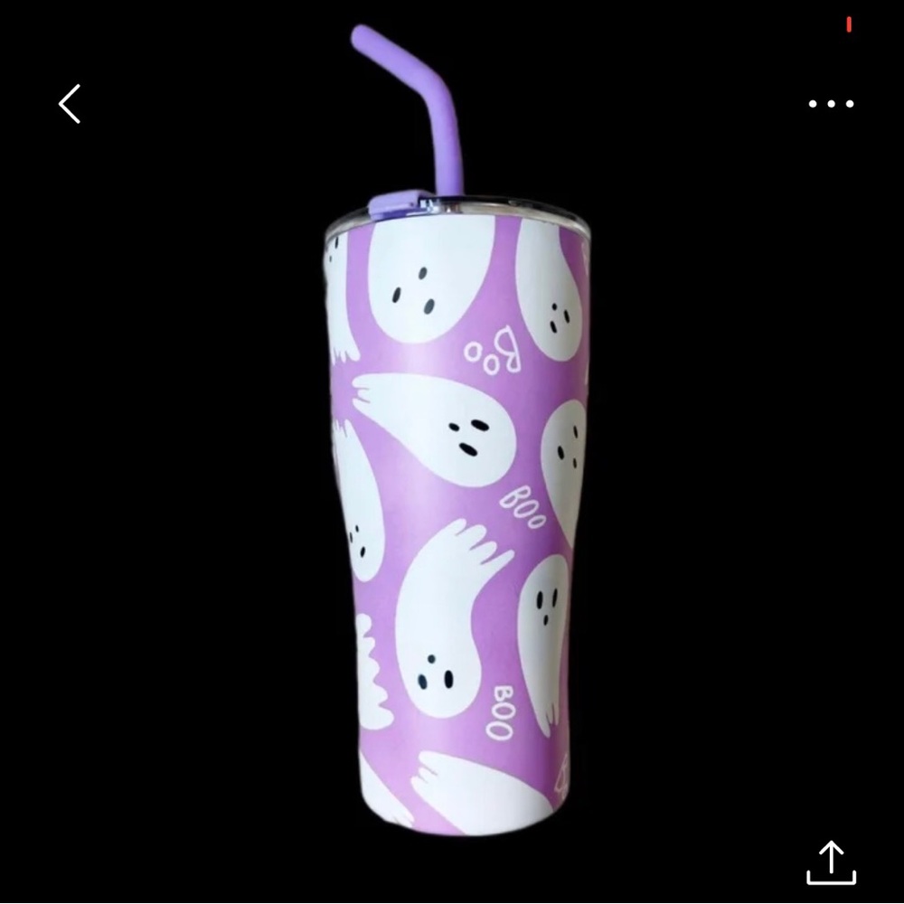 New BOO Ghost Purple Tumbler